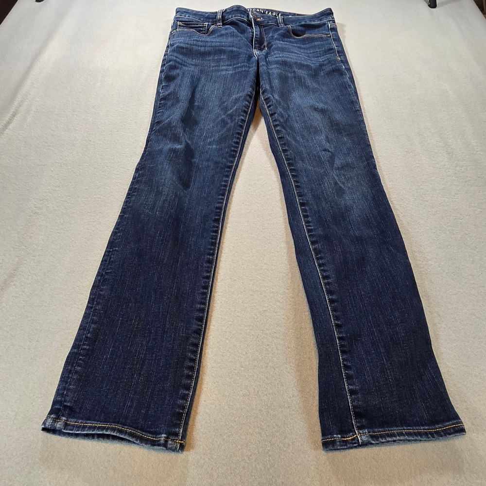 American Eagle Skinny Jeans Womens‎ 10 Dark Wash Ne(x)t Level Stretch Denim
